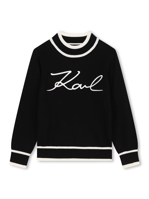 Maglia nera KARL LAGERFELD | Z30218NERO